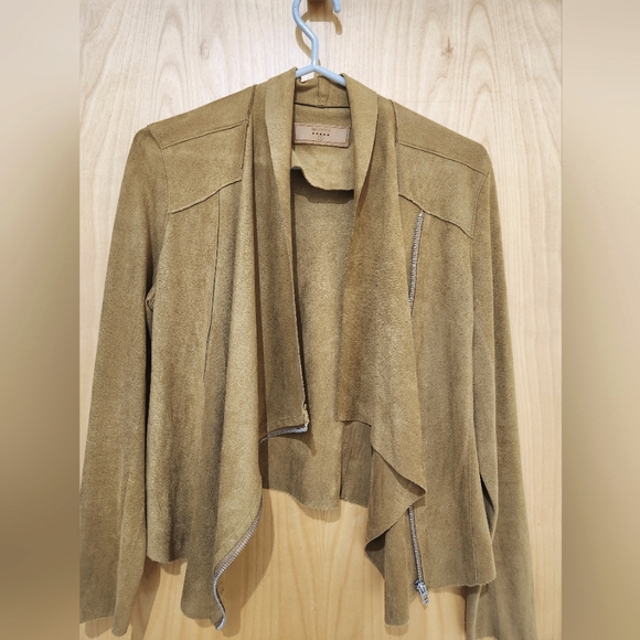 Blank NYC caramel suede jacket - Picture 2 of 4